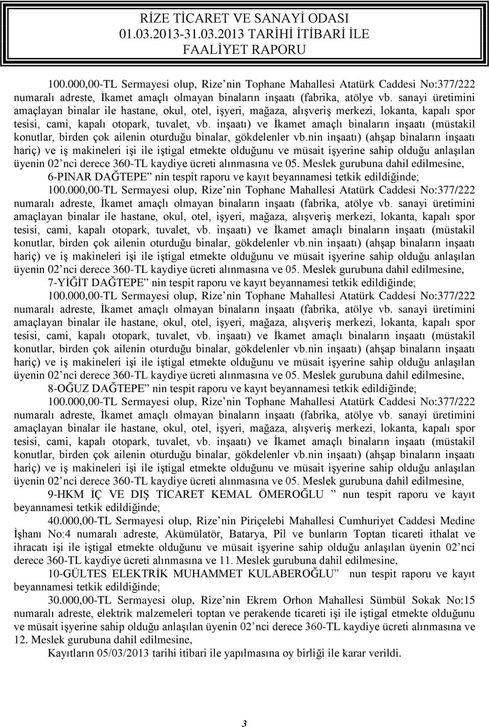 inşaatı) ve İkamet amaçlı binaların inşaatı (müstakil konutlar, birden çok ailenin oturduğu binalar, gökdelenler vb.