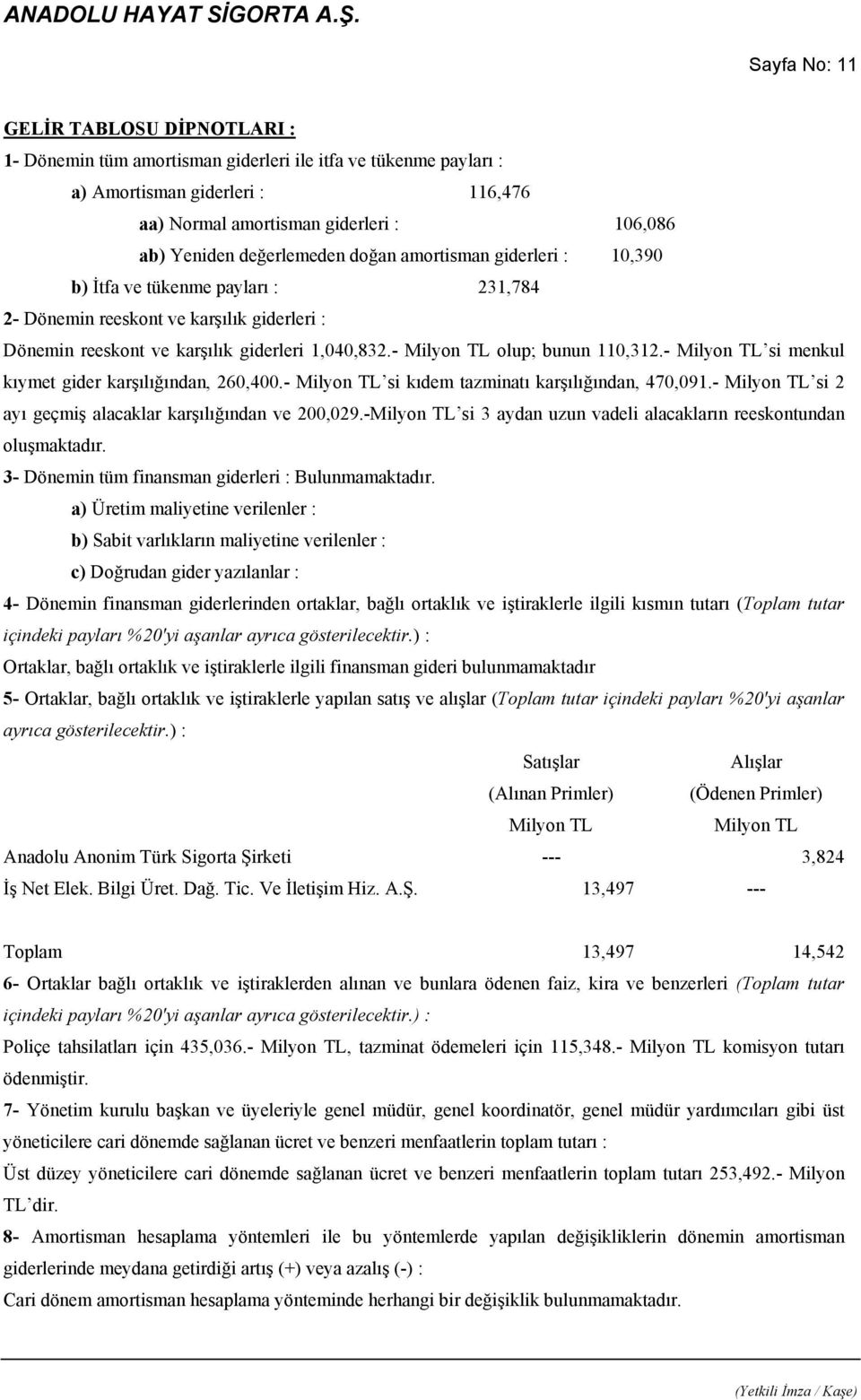 - Milyon TL olup; bunun 110,312.- Milyon TL si menkul kıymet gider karşılığından, 260,400.- Milyon TL si kıdem tazminatı karşılığından, 470,091.