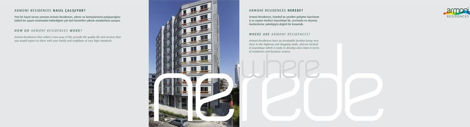 HOW DO ARMON RESIDENCES WORK?