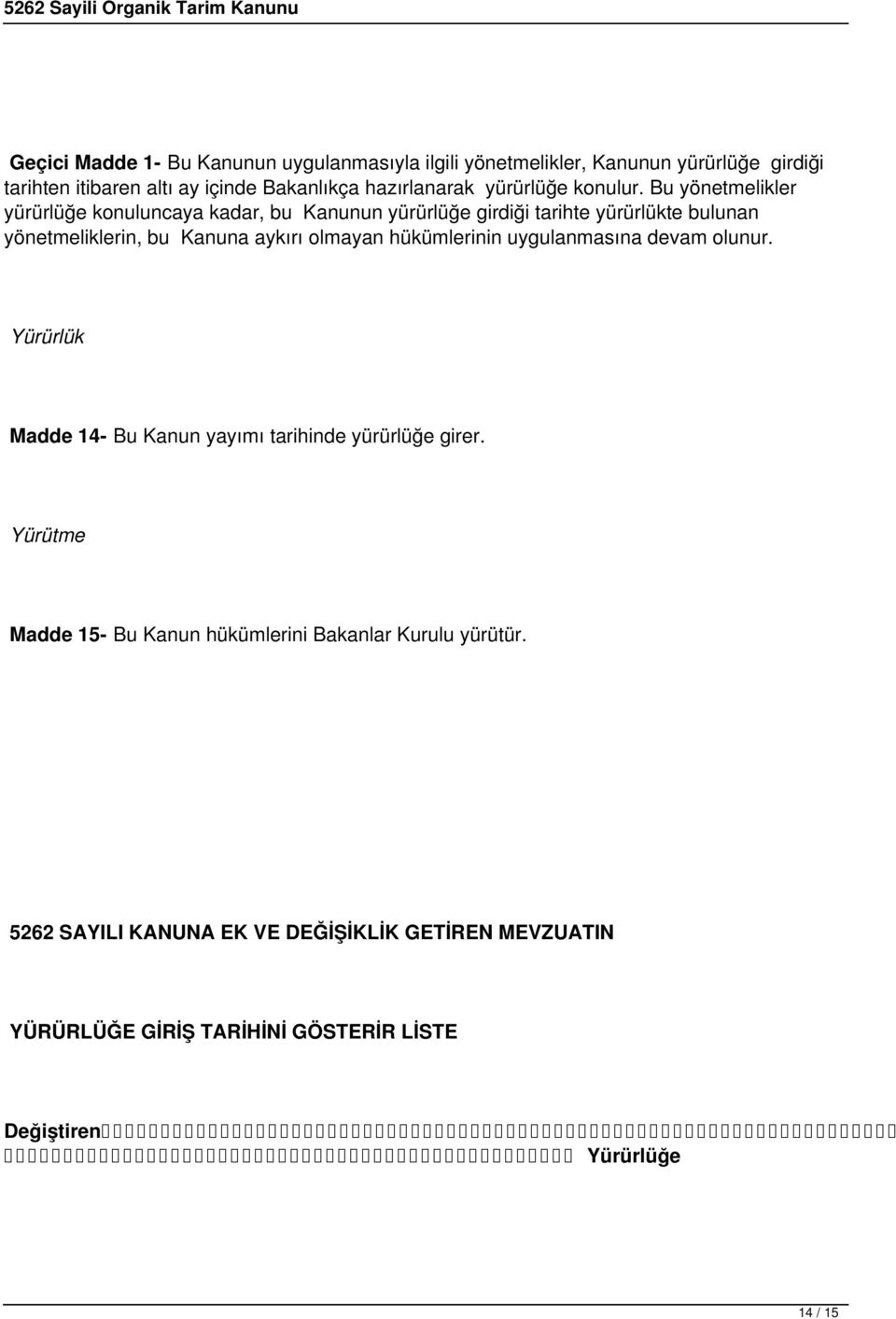 Bu yönetmelikler yürürlüğe konuluncaya kadar, bu Kanunun yürürlüğe girdiği tarihte yürürlükte bulunan yönetmeliklerin, bu Kanuna aykırı olmayan