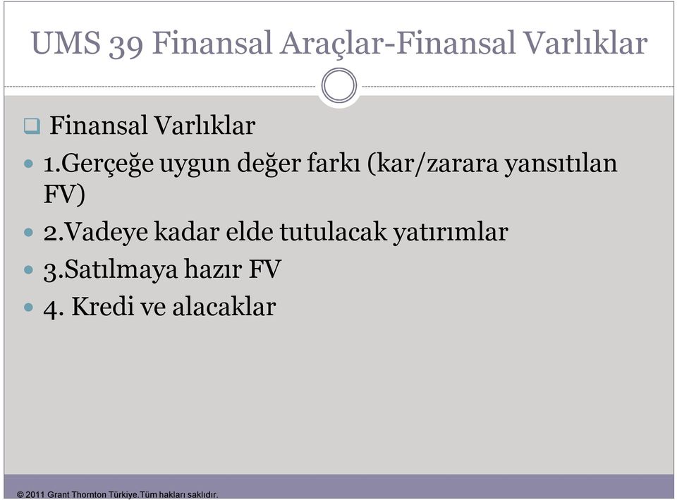 Gerçeğe uygun değer farkı (kar/zarara yansıtılan