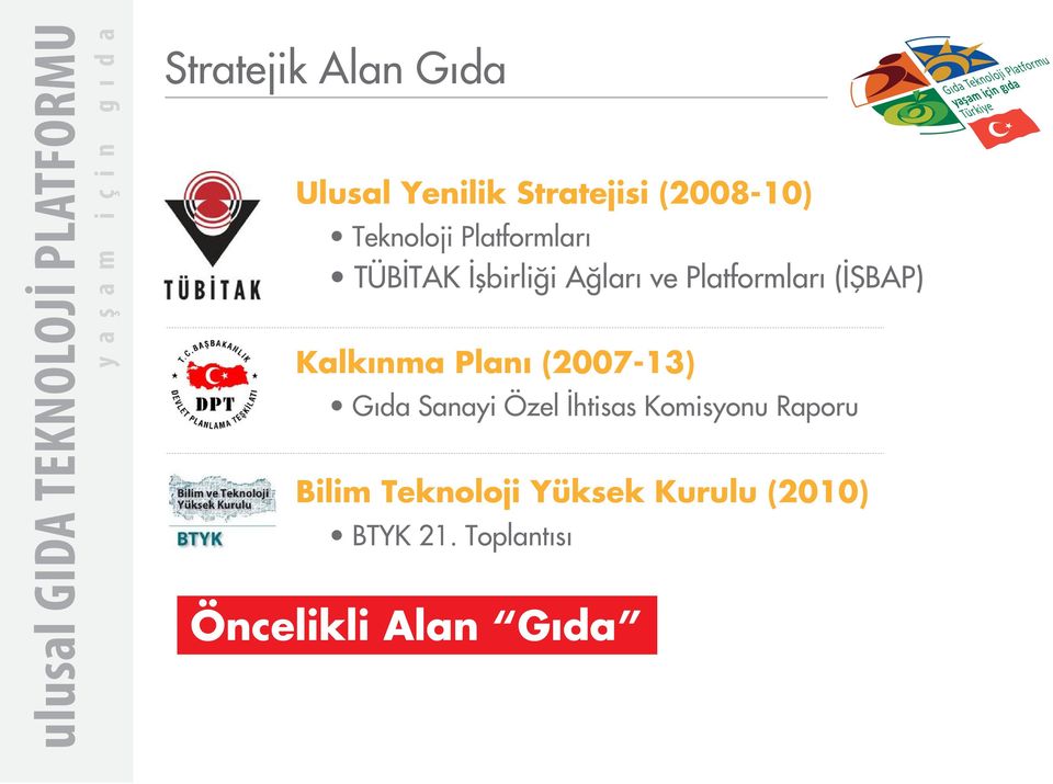 Kalkýnma Planý (2007-13) Gýda Sanayi Özel Ýhtisas Komisyonu Raporu