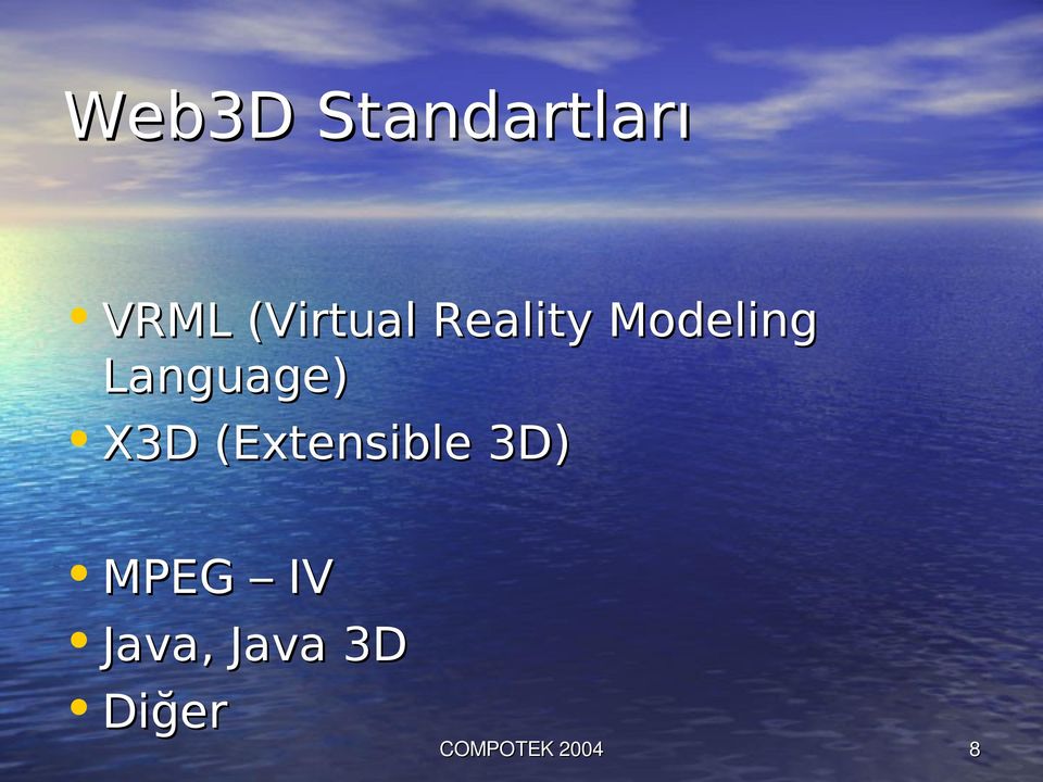 Language) X3D (Extensible 3D)