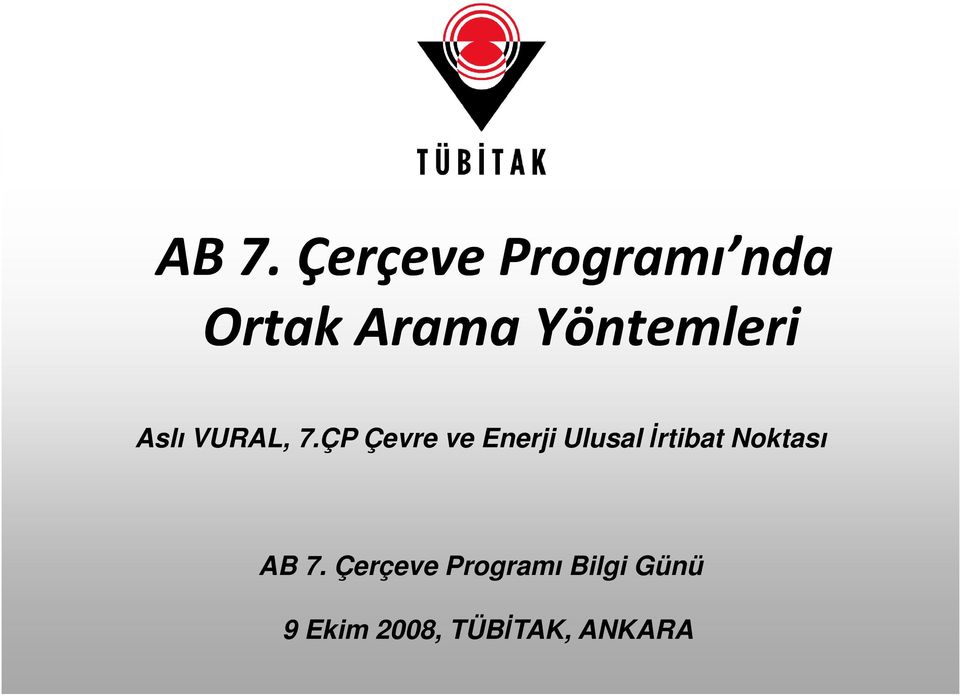 ÇP Çevre ve Enerji Ulusal Đrtibat Noktası