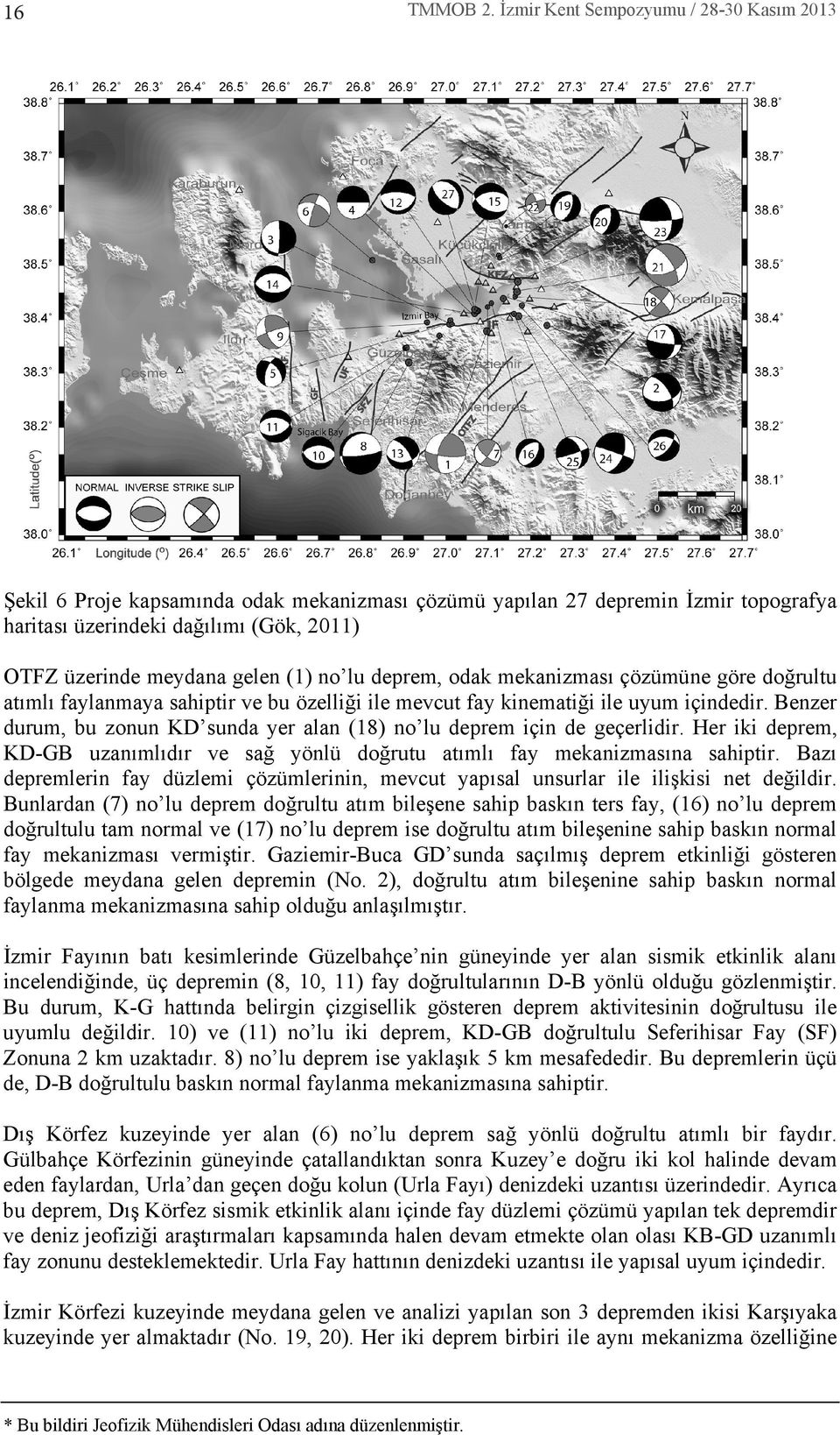 Her iki deprem, KD-GB uzan ml d r ve sağ yönlü doğrutu at ml fay mekanizmas na sahiptir. Baz depremlerin fay düzlemi çözümlerinin, mevcut yap sal unsurlar ile ilişkisi net değildir.