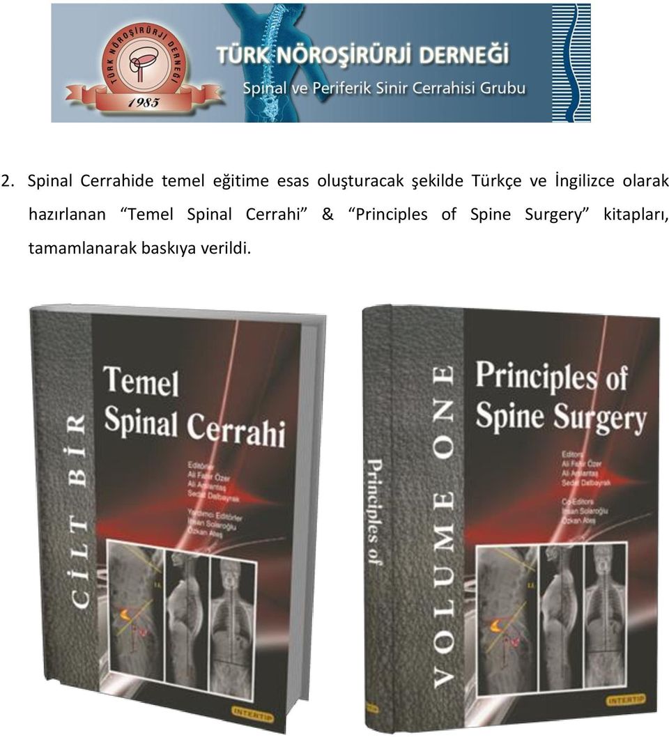 hazırlanan Temel Spinal Cerrahi & Principles