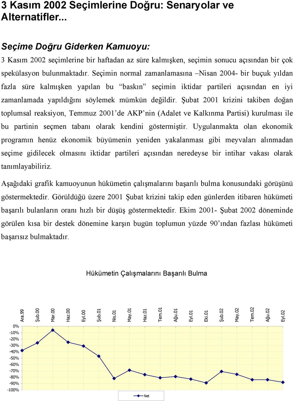 Seçimin normal zamanlamasına Nisan 2004- bir buçuk yıldan fazla süre kalmışken yapılan bu baskın seçimin iktidar partileri açısından en iyi zamanlamada yapıldığını söylemek mümkün değildir.