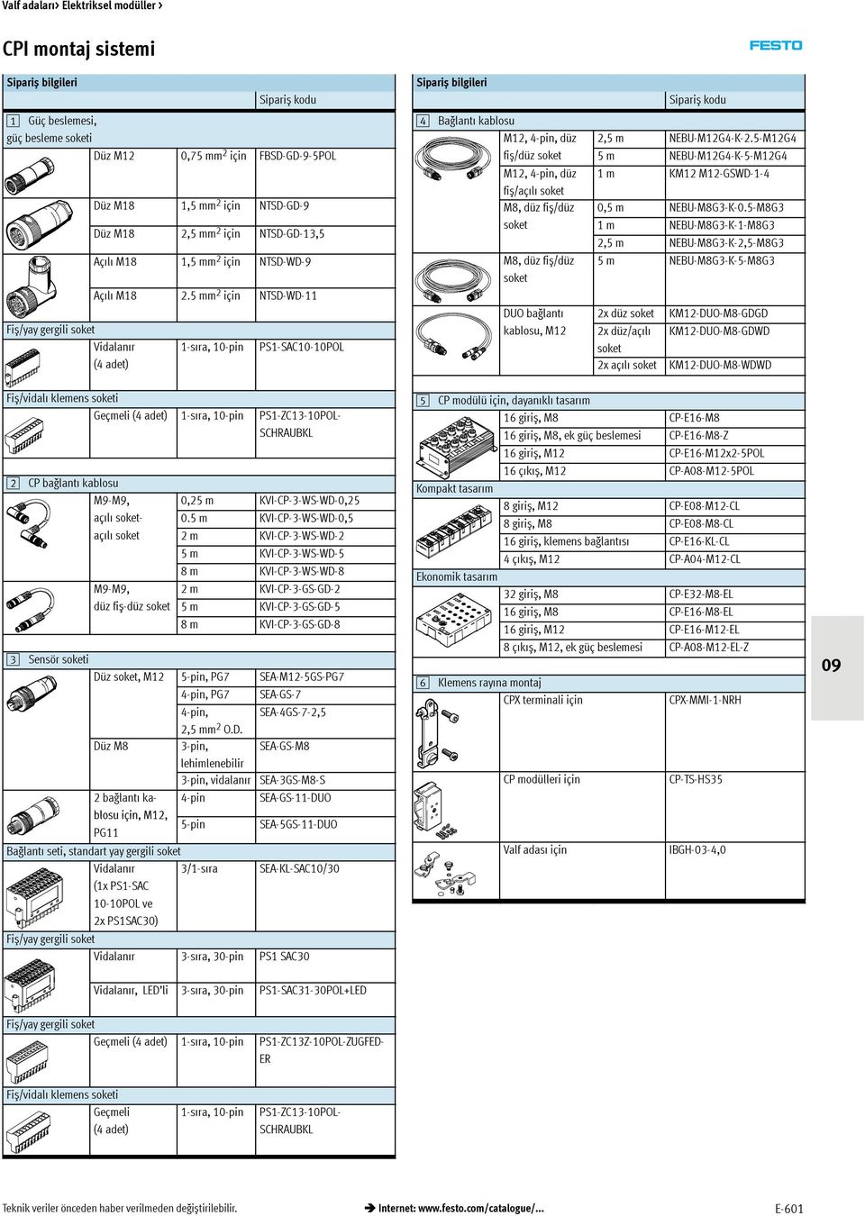 5-M12G4 fiș/düz soket 5m NEBU-M12G4-K-5-M12G4 M12, 4-pin, düz 1m KM12 M12-GSWD-1-4 fiș/açılı soket M8, düz fiș/düz 0,5 m NEBU-M8G3-K-0.