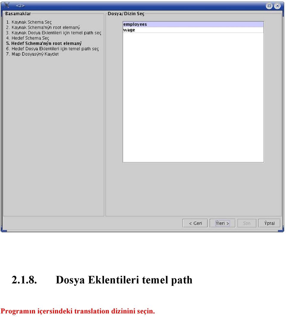 temel path Programın