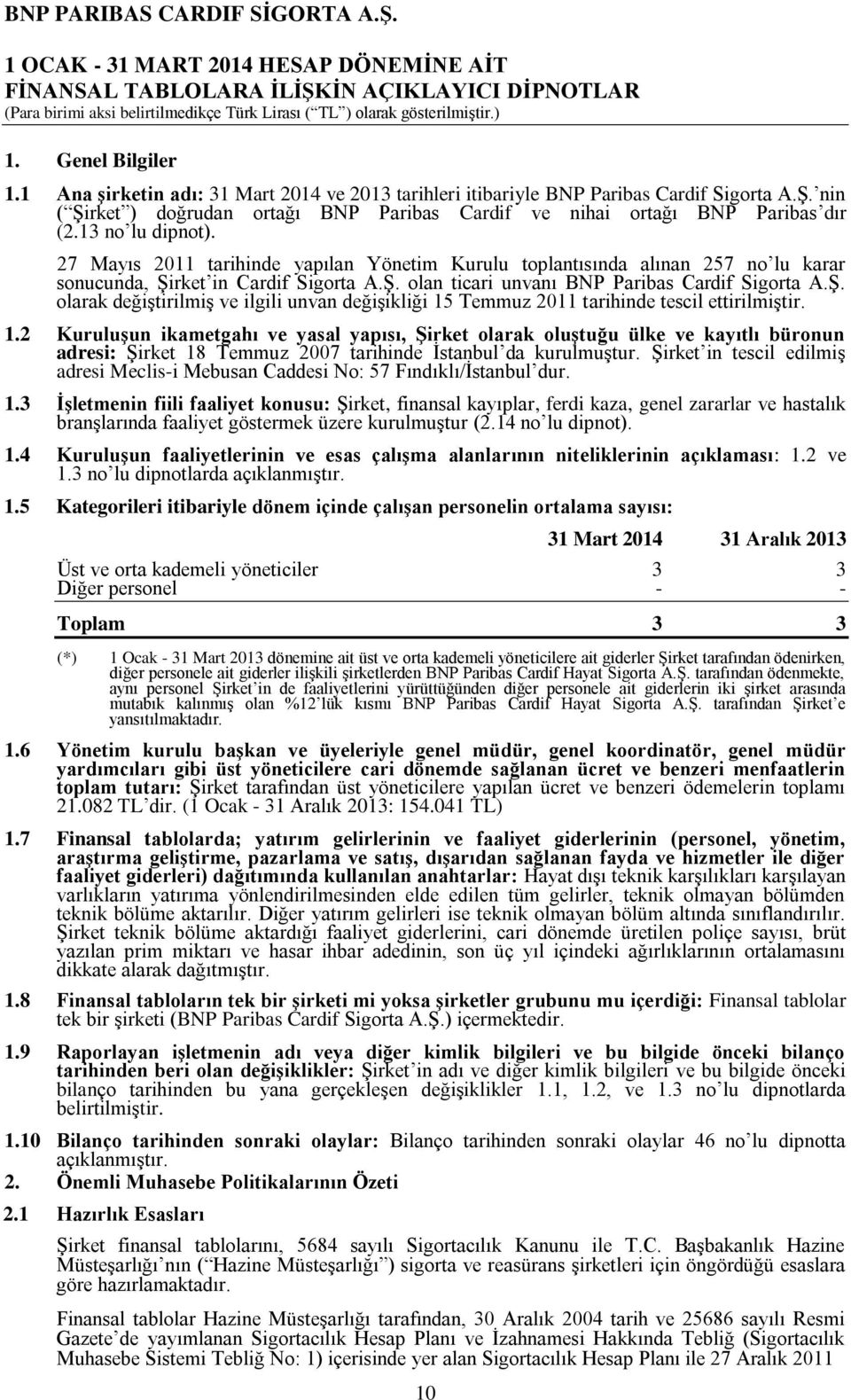 rket in Cardif Sigorta A.Ş. olan ticari unvanı BNP Paribas Cardif Sigorta A.Ş. olarak değiştirilmiş ve ilgili unvan değişikliği 15