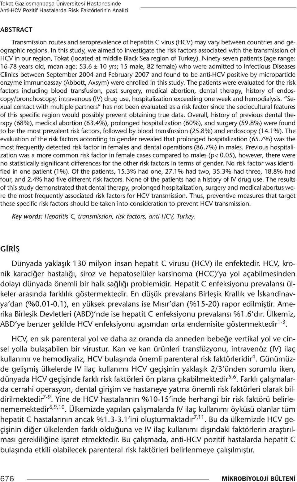 Ninety-seven patients (age range: 16-78 years old, mean age: 53.