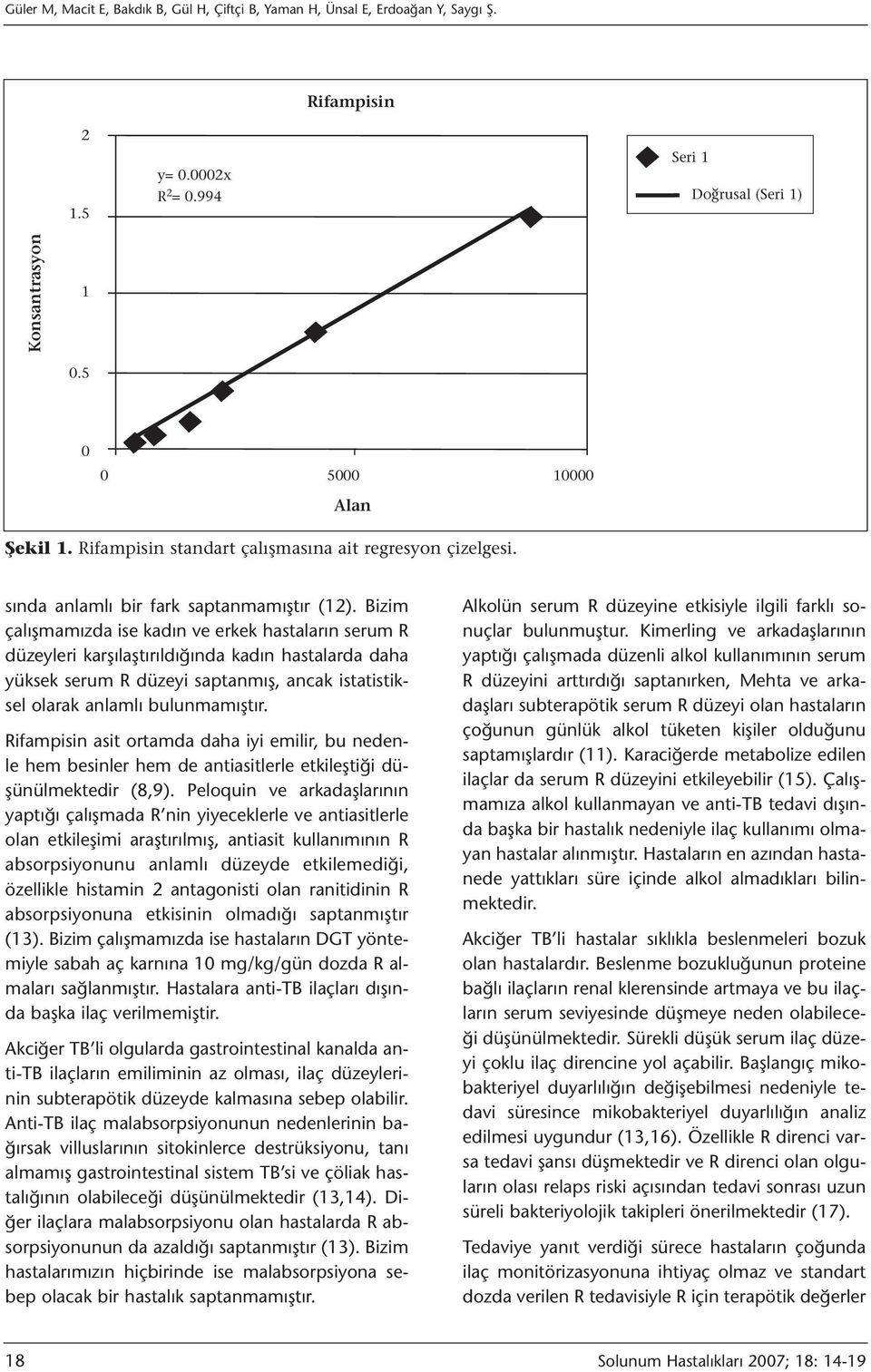 Bizim çalışmamızda ise kadın ve erkek hastaların serum R düzeyleri karşılaştırıldığında kadın hastalarda daha yüksek serum R düzeyi saptanmış, ancak istatistiksel olarak anlamlı bulunmamıştır.