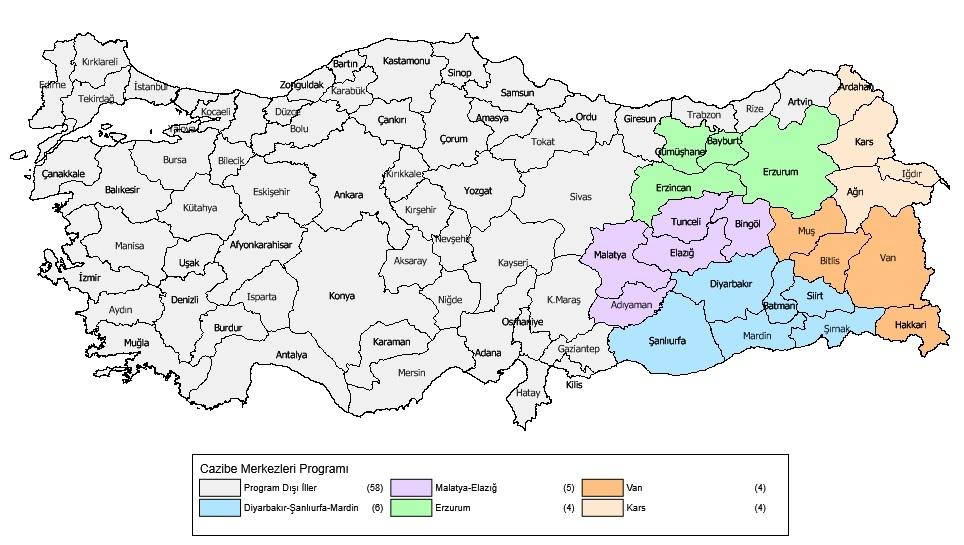 CAZİBE MERKEZLERİ VE ÇEVRE