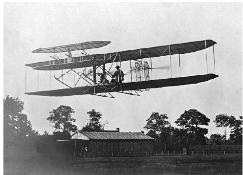 UZAKTAN ALGILAMANIN TARİHSEL GELİŞİMİ 1908 de, Wilbur Wright ve yolcusu L. P.