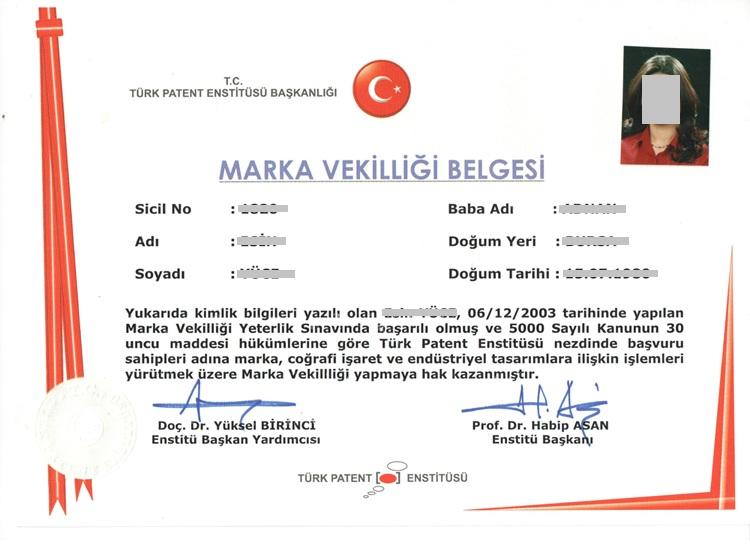 Marka Vekili Marka vekili; marka, coğrafi işaret ve endüstriyel tasarım konularında danışmanlık yapma, bu konularda ilgili kişileri Türk Patent Enstitüsü (TPE) nezdinde kanunen temsil etme, gerekli
