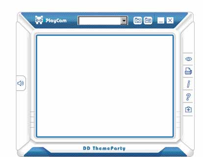 DD ThemeParty Giriş DD PlayCam DD Theme Party programını başlatmak için, kamera çözünürlüğünü 320*240 olarak ayarlamanız gerekmektedir. Web kameranın önündeki konumunuzu da kontrol ediniz.