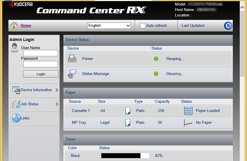 > Makine Özellikleri İşlevleri daha etkin kullanın Uzaktan işlem gerçekleştirme (Command Center RX) Verileri yazdırmak, göndermek veya indirmek