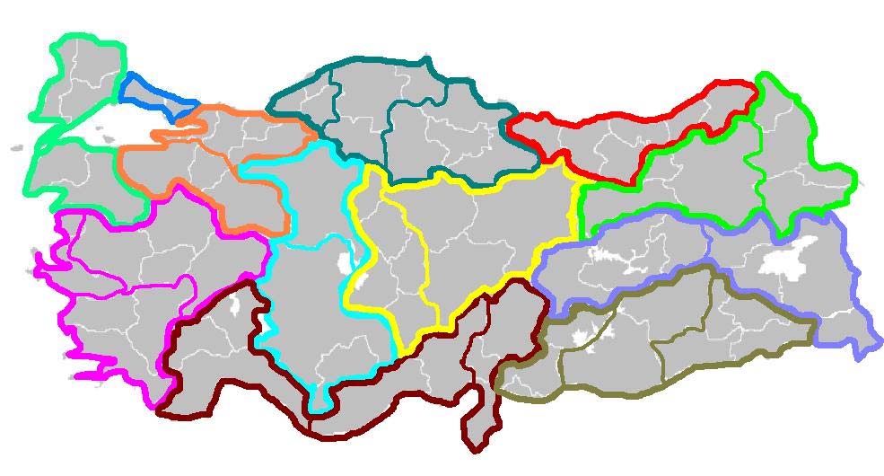 II-Marmara Bölgesi Atık Haritası 22 21 30 42 10 41 328 33 42 134 Marmara Bölgesi Genel Toplam:706.