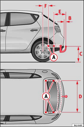 Çekme braketi bilyalı bağlantısı, araç içerisine fırlayıp yaralanmalara neden olmaması için bagaj bölmesinde tutulmalıdır.