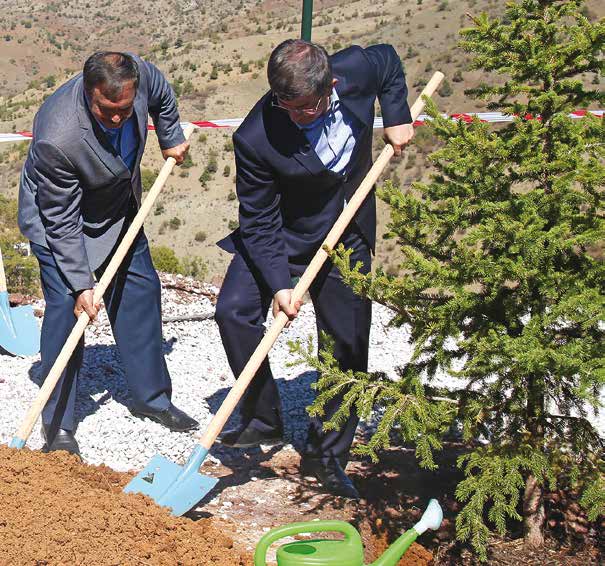 COP12 Başbakan Ahmet Davutoğlu: Dünyadaki her bir insan için ağaç dikeceğiz. Başbakan Davutoğlu, son 13 senede çevreye ilişkin önemli çalışmalar yaptıklarını ve bunu sürdüreceklerini vurguladı.