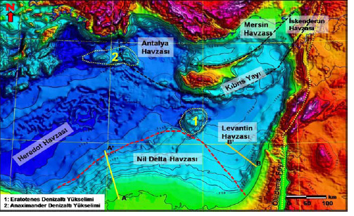 Doğu Akdenizde Ispatlanmış Petrol Sistemi Nil Delta Havzası ve açıkları Levanten Havzası Mısır Mısır daha önce petrol ülkesi olarak tanınan bir ülkeyken 2000 li yııların başından itibaren Akdenizdeki