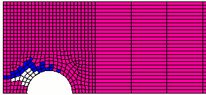 74 ı) dereceli tabakadaki hasar, F = 585 N i) 9 dereceli tabakadaki hasar, F = 585 N Şekil 6.