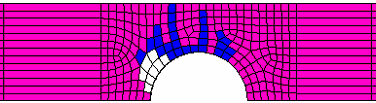 78 e) dereceli tabakadaki hasar, F = 4643 N f) 9 dereceli tabakadaki hasar, F = 4643 N g) dereceli tabakadaki hasar, F = 57 N h) 9 dereceli tabakadaki hasar, F = 57 N ı) dereceli tabakadaki hasar, F