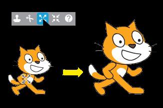 Menüler Scratch web sitesine git Dil menüsü Büyült Küçült Kopyasını çıkart Sil Menüleri kullanarak yeni bir çalışma sayfası açabiliriz.
