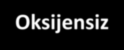 Oksijensiz (Anaerob) Solunum Havanın serbest oksijenini kullanmadan yapılan solunuma oksijensiz (anaerob) solunum adı verilir. Oksijensiz solunumun diğer bir ismi fermantasyon (mayalanma) dur.