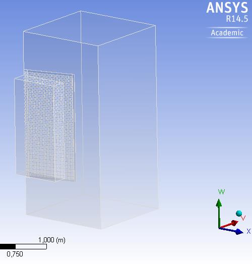 5 da gösterilen kısımda ise Fluid/Solid sekmesinde Fluid seçilerek oluşturulan katı modele akışkan hacmi tanımlanmıştır.