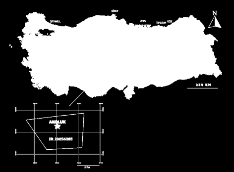 Lidya-Alacer JV ler Ordu - Akoluk Saha Özellikleri Konum: Ordu nun 25km güneydoğusunda