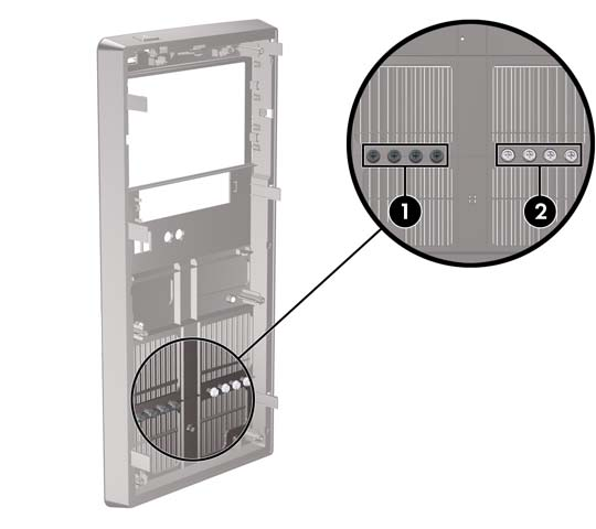 Ek Sürücüler Takma Ek sürücüler takarken, aşağıdaki yönergeleri uygulayın: Birincil Serial ATA (SATA) sabit disk sürücüsü, sistem kartındaki koyu mavi birincil SATA konektörüne bağlanmalıdır.