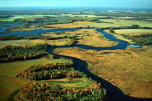 Inlets of Chesapeake Bay along the