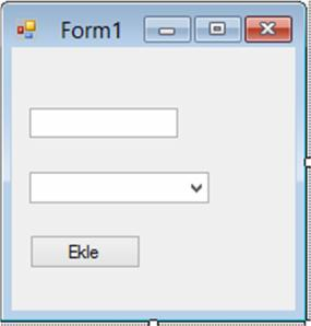 Visual C# - Görsel Programlama II Örnek Sorular ve Cevaplar Soru 1: Yandaki şekilde 3 tane Textbox ve bir adet buton mevcuttur.