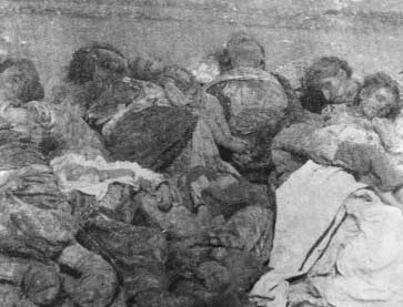 Erzurum da Ermeni çeteciler tarafõndan boğulmak suretiyle öldürülmüş Türk çocuklarõ. İslâm Âhâlinin Dûçâr Olduklarõ Mezâlim Hakkõnda Vesâike Müstenid Malûmat, 2. bs.