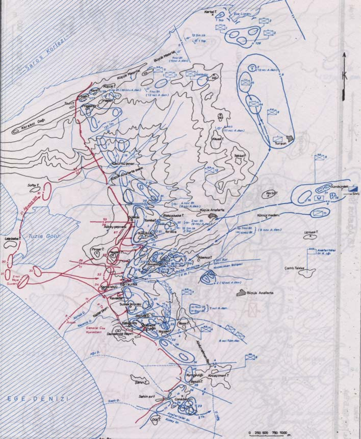 Tarafların Durumu ve 2 nci İngiliz Taarruzu 27 Ağustos 1915 Muharebelerde Albay Mustafa Kemal in komutasındaki Anafartalar Grubu birlikleri başarılarına yenilerini eklemiştir.