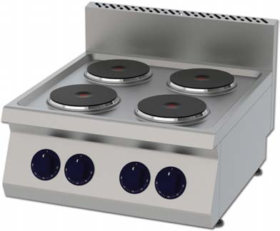 Pişiriciler / Cookers 600 Seri / Series Pişiriciler / Cookers 600 Seri / Series Ocak / Cooker Kod / : 806430701 No : KO-4060 Boyut / Size : 400 x 620 x 300 üç / Power(Kw) : 7,2 üç / Power(Kcal-BTU) :