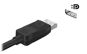 VGA görüntüleme aygıtını bağlamak için, aygıt kablosunu harici monitör bağlantı noktasına takın.
