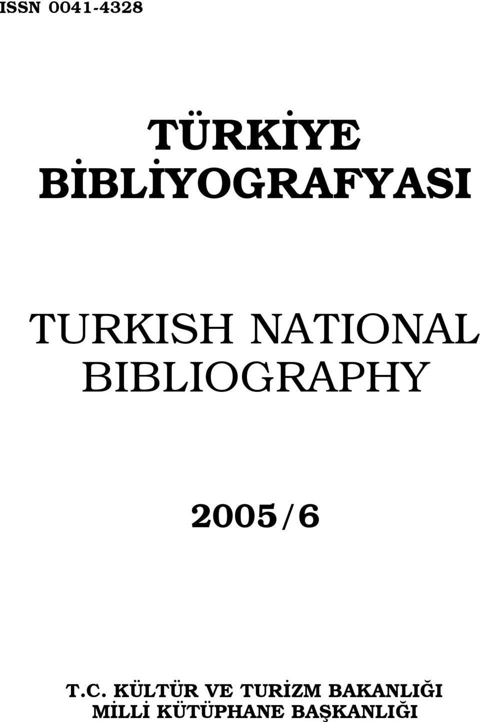 BIBLIOGRAPHY 2005/6 T.C.