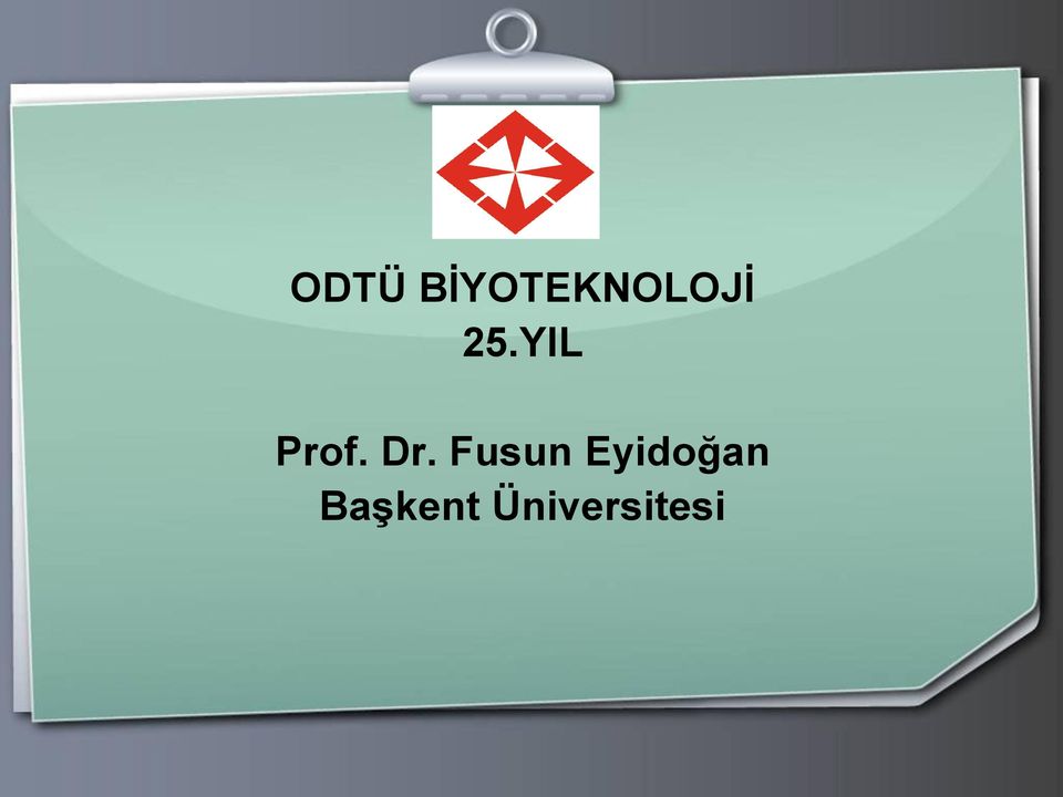 YIL Prof. Dr.