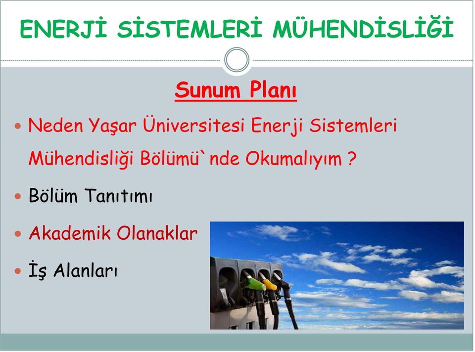 Mühendisliği Bölümü`nde