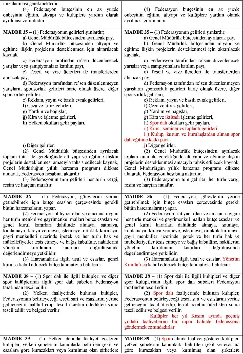 c) Federasyon tarafından re sen düzenlenecek yarışlar veya şampiyonalara katılım payı, ç) Tescil ve vize ücretleri ile transferlerden alınacak pay, d) Federasyon tarafından re sen düzenlenmeyen