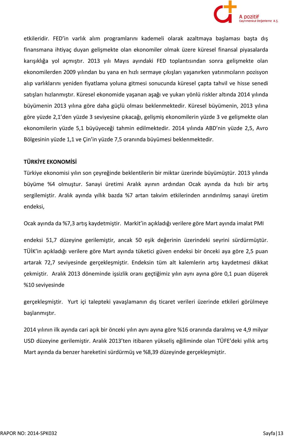 2013 yılı Mayıs ayındaki FED toplantısından sonra gelişmekte olan ekonomilerden 2009 yılından bu yana en hızlı sermaye çıkışları yaşanırken yatırımcıların pozisyon alıp varlıklarını yeniden fiyatlama