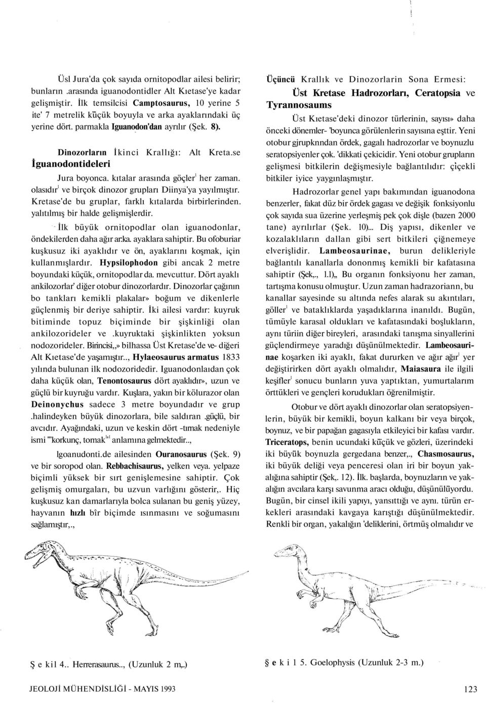 Dinozorların İkinci Krallığı: İguanodontideleri Alt Kreta.se Jura boyonca. kıtalar arasında göçler 1 her zaman. olasıdır 1 ve birçok dinozor grupları Diinya'ya yayılmıştır.