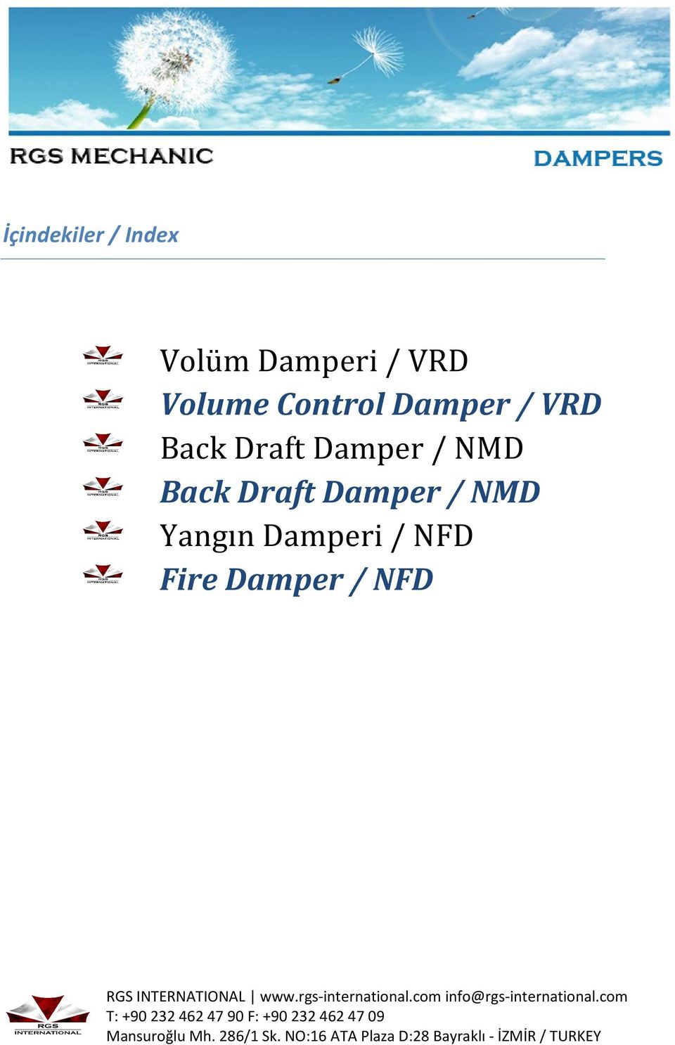Draft Damper / NMD Back Draft Damper /