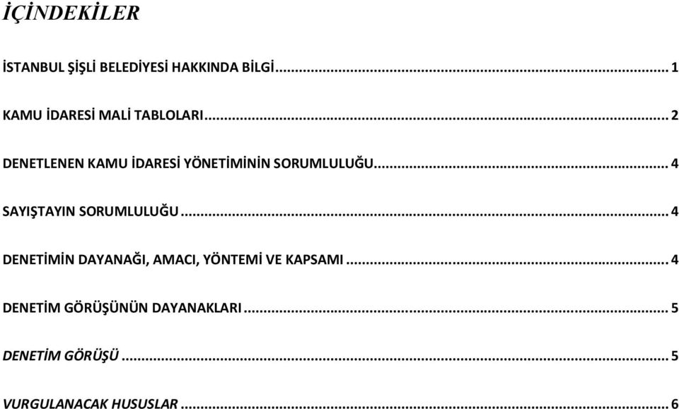 .. 2 DENETLENEN KAMU İDARESİ YÖNETİMİNİN SORUMLULUĞU.