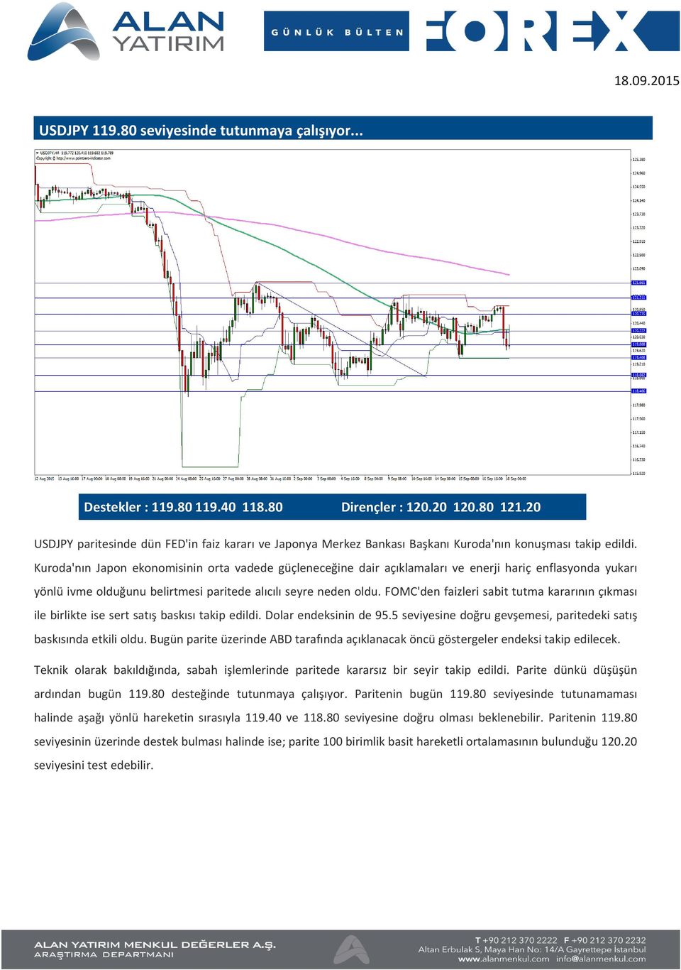 Kuroda'nın Japon ekonomisinin orta vadede güçleneceğine dair açıklamaları ve enerji hariç enflasyonda yukarı yönlü ivme olduğunu belirtmesi paritede alıcılı seyre neden oldu.