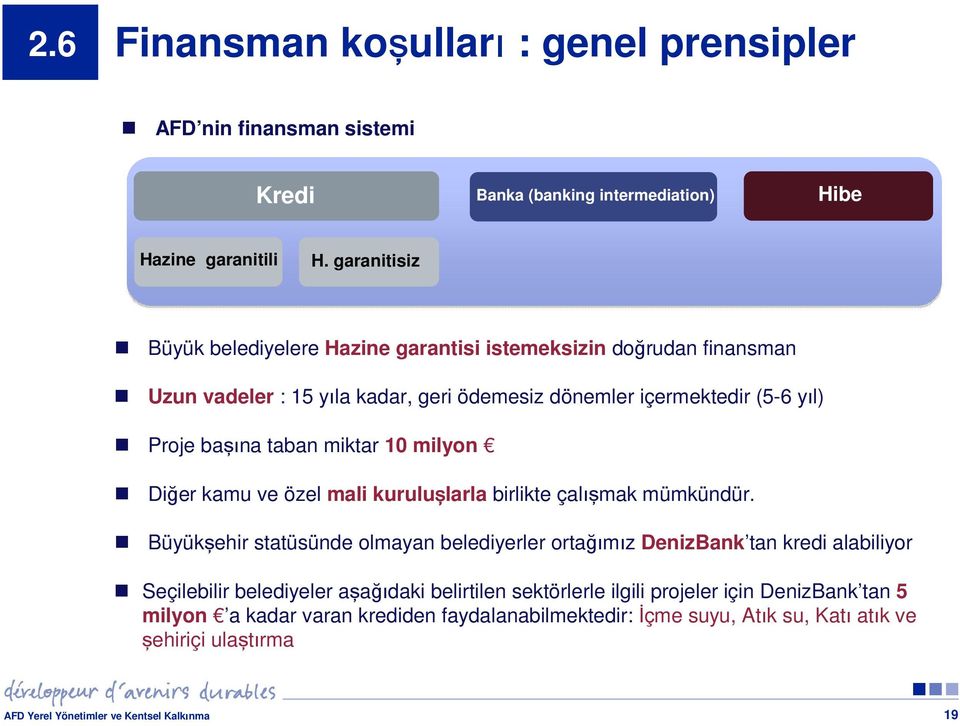 miktar 10 milyon Diğer kamu ve özel mali kuruluşlarla birlikte çalışmak mümkündür.