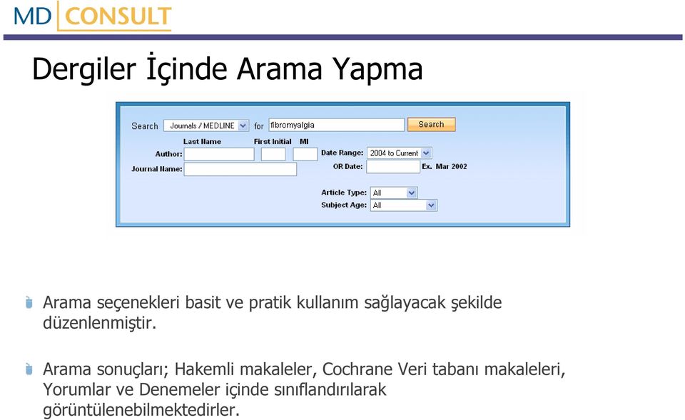 Arama sonuçları; Hakemli makaleler, Cochrane Veri tabanı