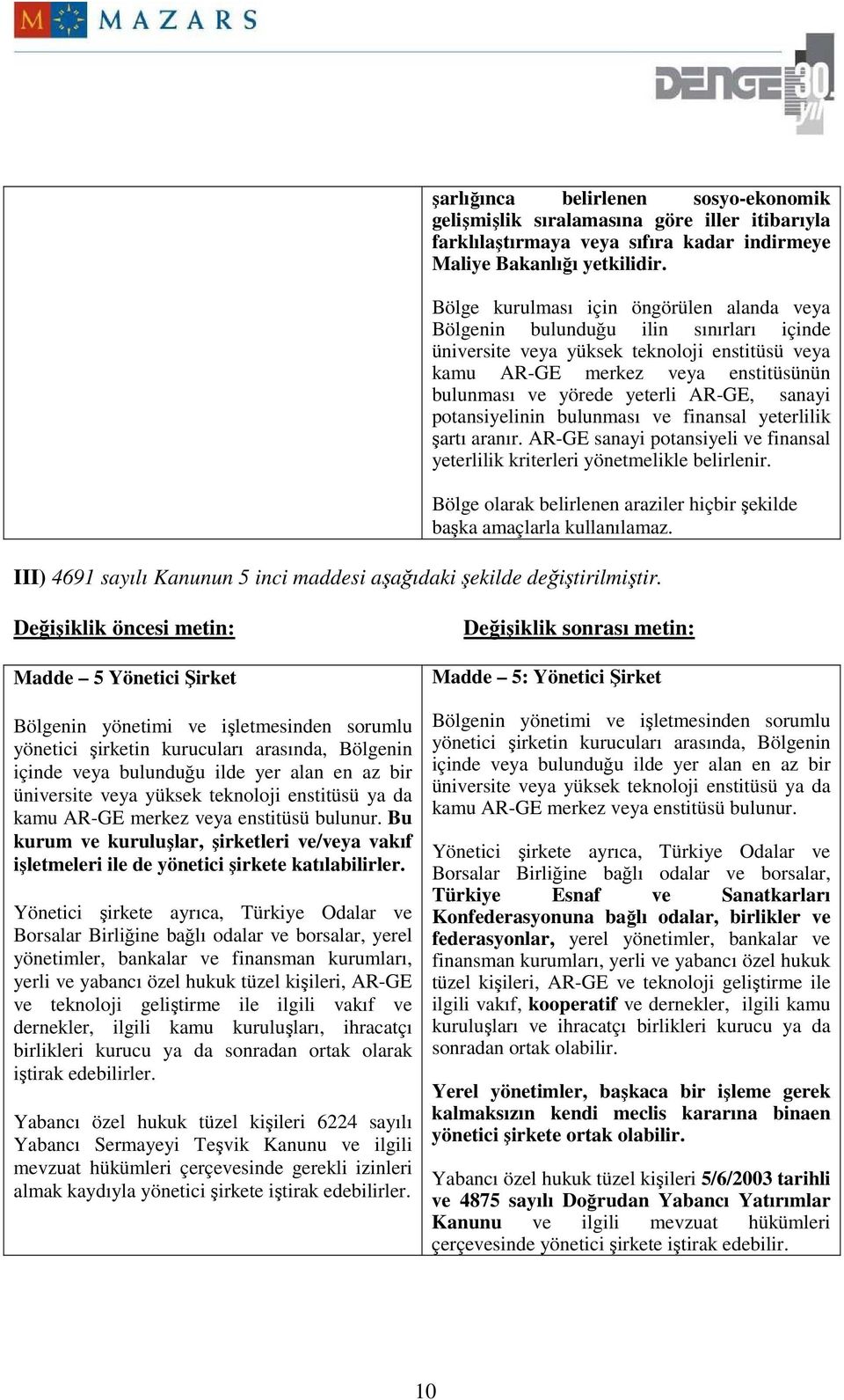 AR-GE, sanayi potansiyelinin bulunması ve finansal yeterlilik şartı aranır. AR-GE sanayi potansiyeli ve finansal yeterlilik kriterleri yönetmelikle belirlenir.